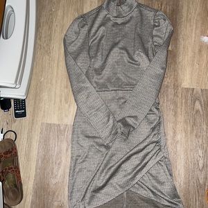 Plaid clueless inspired turtleneck dress